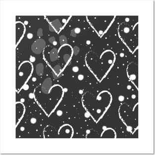 Heart Pattern Posters and Art